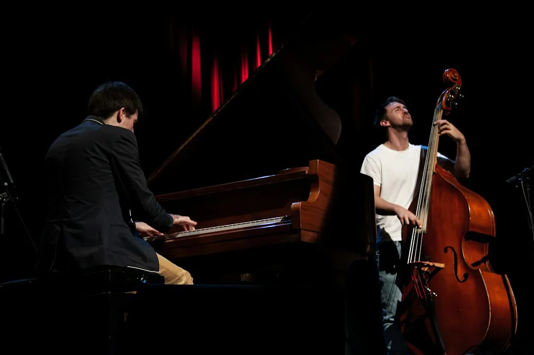 Jazz musicians playing live